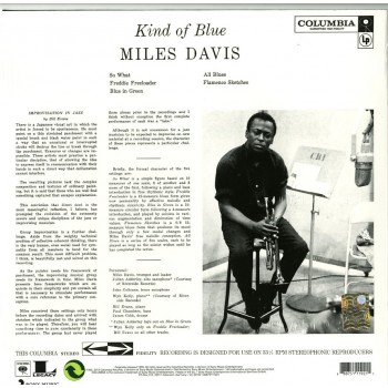 Davis Miles Lp Kind Of Blue