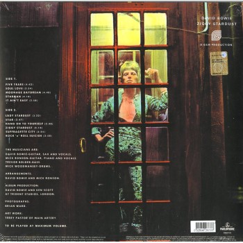 Bowie David Lp The Rise And Fall Of Ziggy Stardust And The Spiders