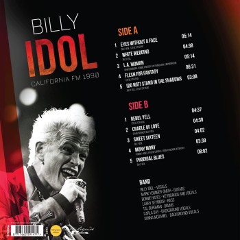 Idol Billy Lp California Fm 1990