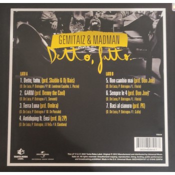 Gemitaiz & Madman Lp Detto Fatto